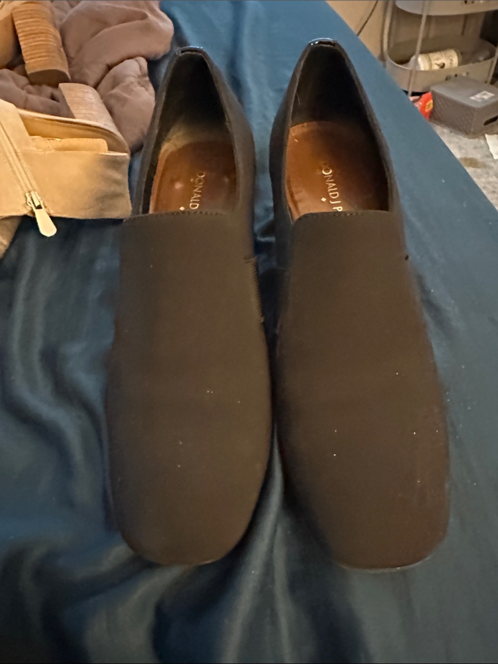 Donald J. Pliner Women’s Black Slip-On Heels